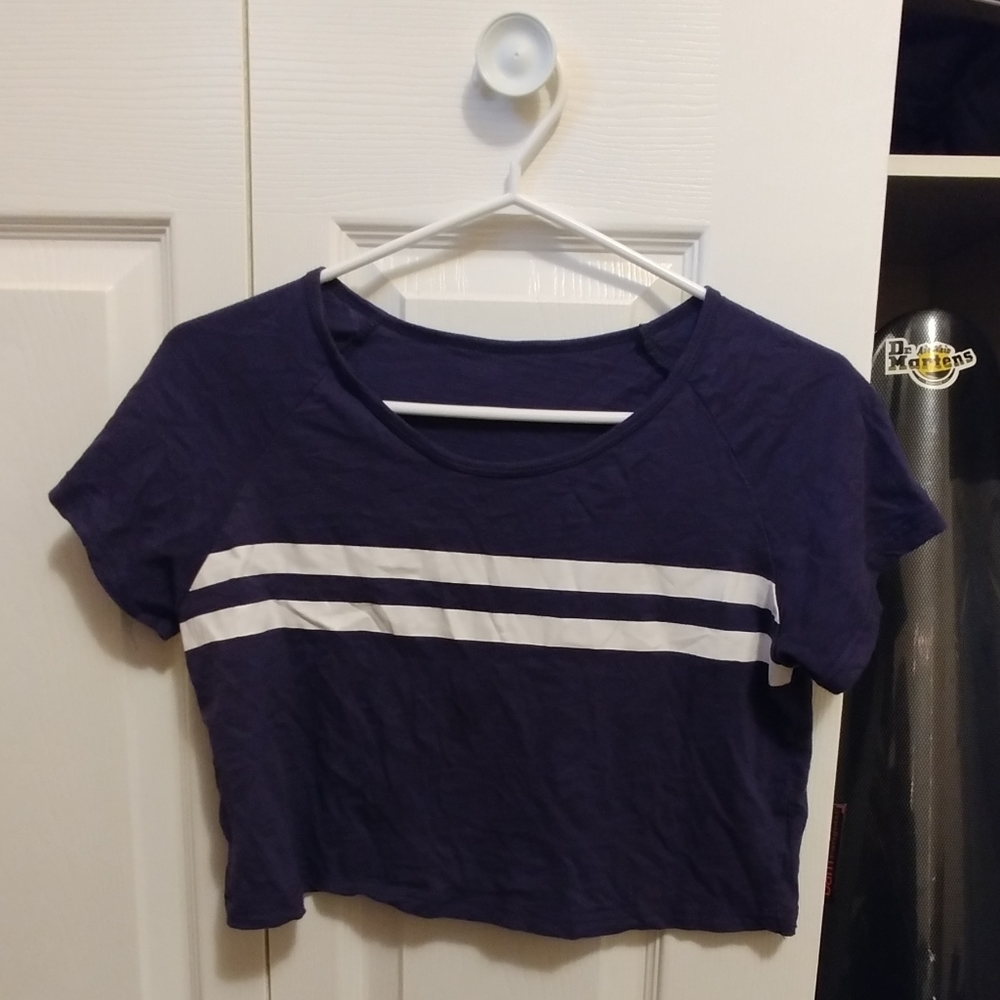 Plum Purple Crop Top